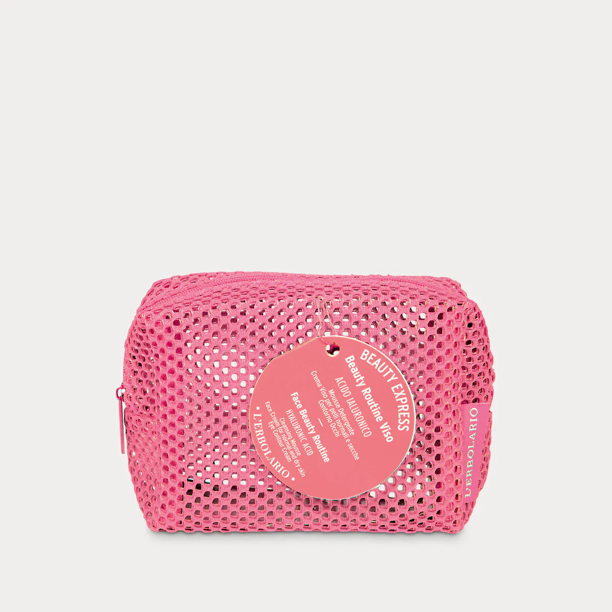 Beauty Express Beauty Routine Viso Kit Pochette con Mousse Detergente, Crema Viso e Contorno Occhi in formato viaggio Acido Ialuronico