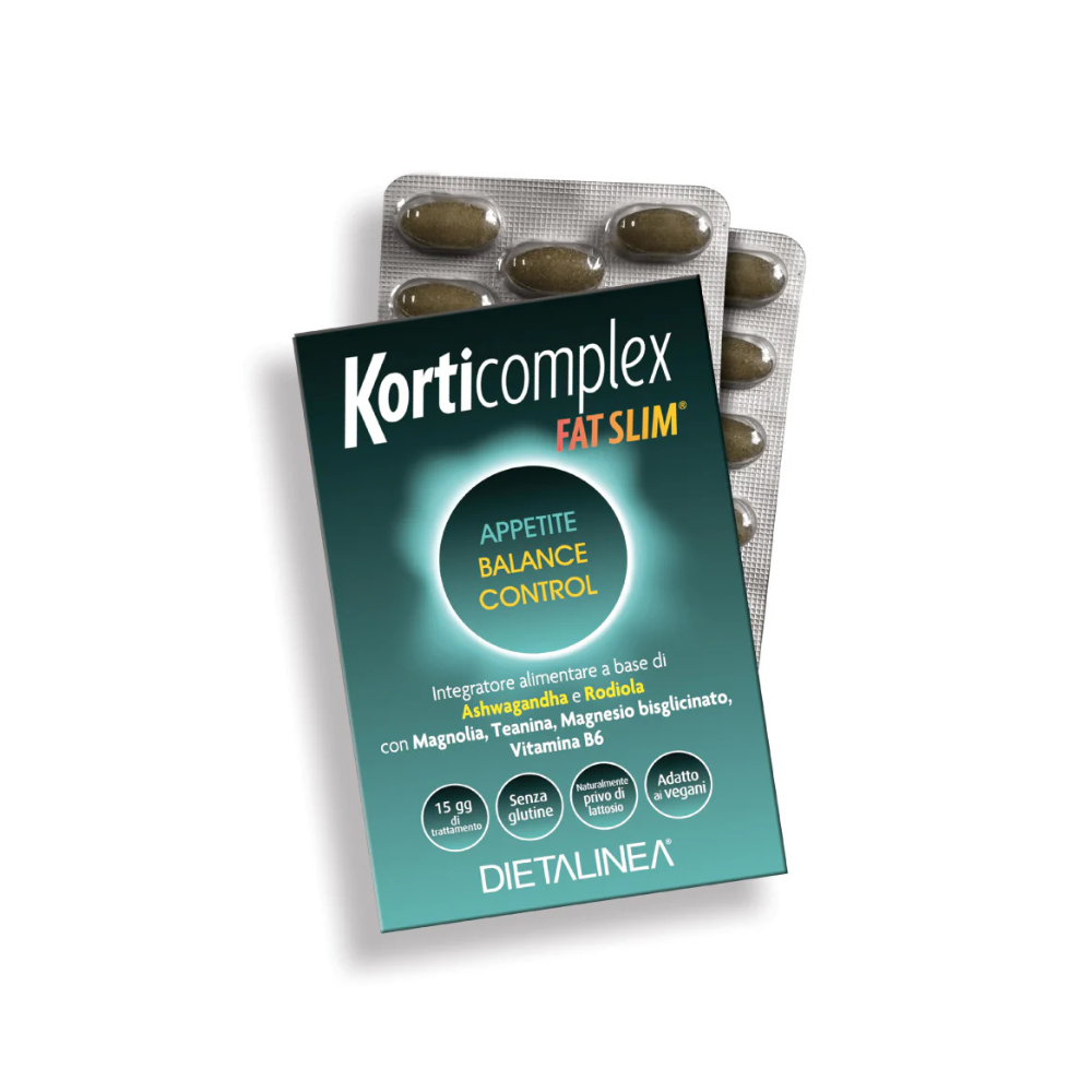 Korticomplex FatSlim 30 Compresse, studiato per favorire il benessere fisico e mentale e aiutare a gestire lo stress