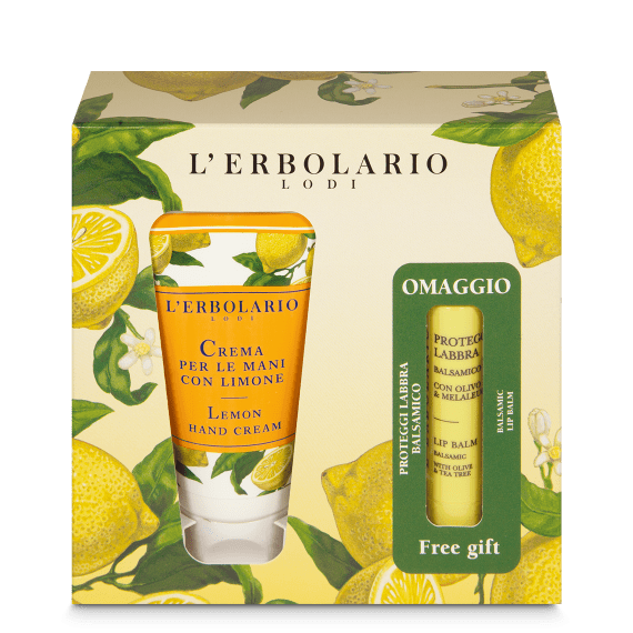 Crema Mani Limone e Proteggilabbra in omaggio