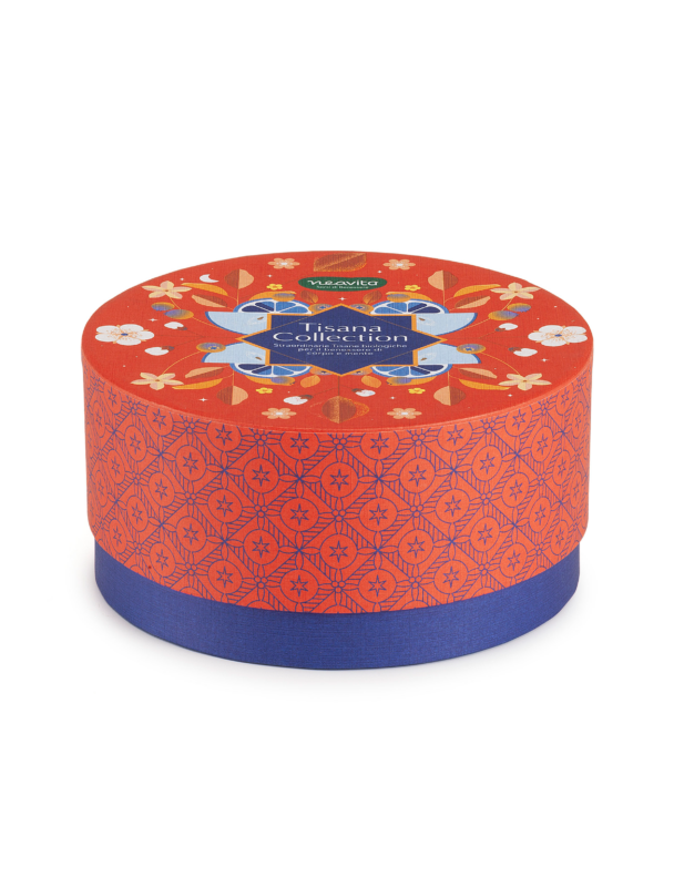 Neavita Tisana Collection - Cofanetto Tondo Rosso Tisane Assortite, 40 Filtri BIO