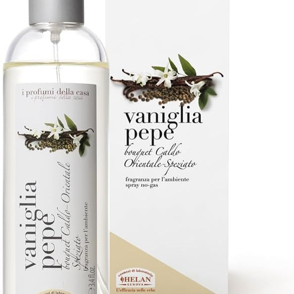 I Profumi della Casa, Profumatore per Ambienti Spray no Gas, Vaniglia Pepe