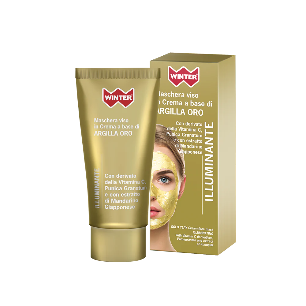 Maschera Viso Argilla