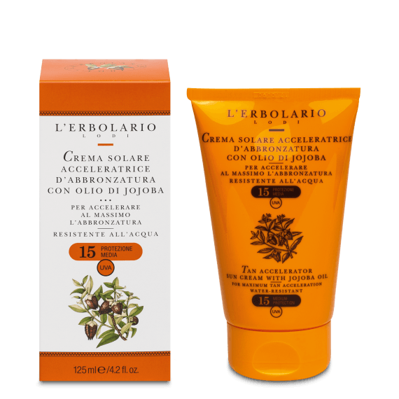 Crema Solare Corpo Acceleratrice d'Abbronzatura SPF 15