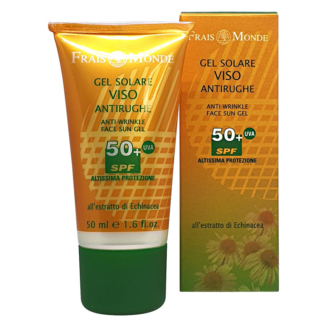 Gel Solare Viso Antirughe SPF 50+