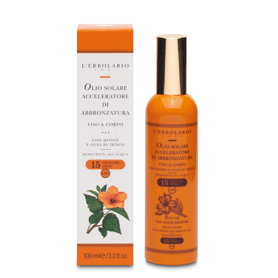 Olio Solare Acceleratore di Abbronzatura SPF 15