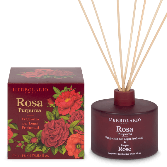 Fragranza per Legni Profumati Rosa Purpurea