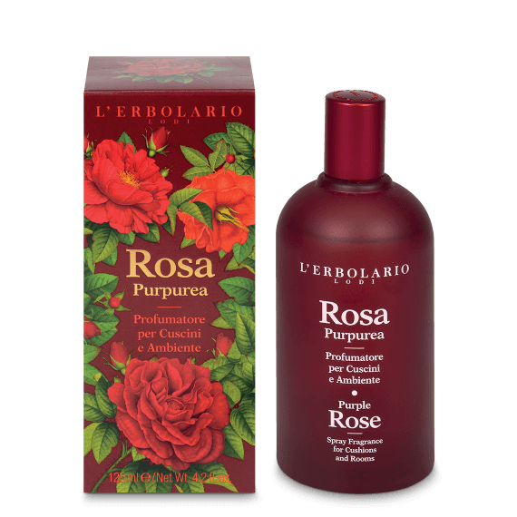 Profumatore per Cuscini e Ambiente Rosa Purpurea