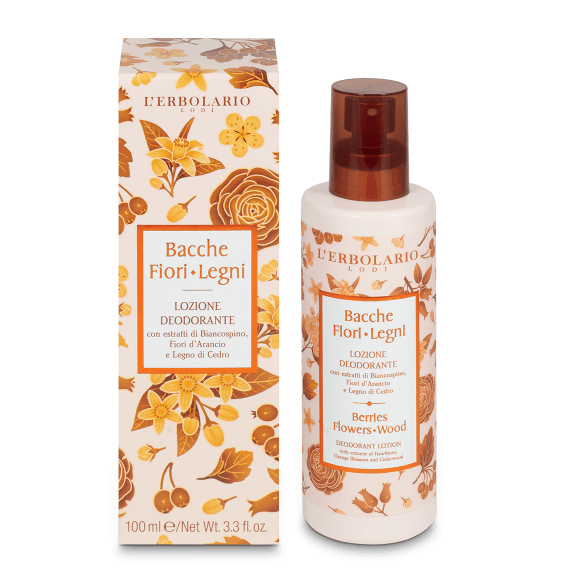 Lozione Deodorante Bacche Fiori Legni