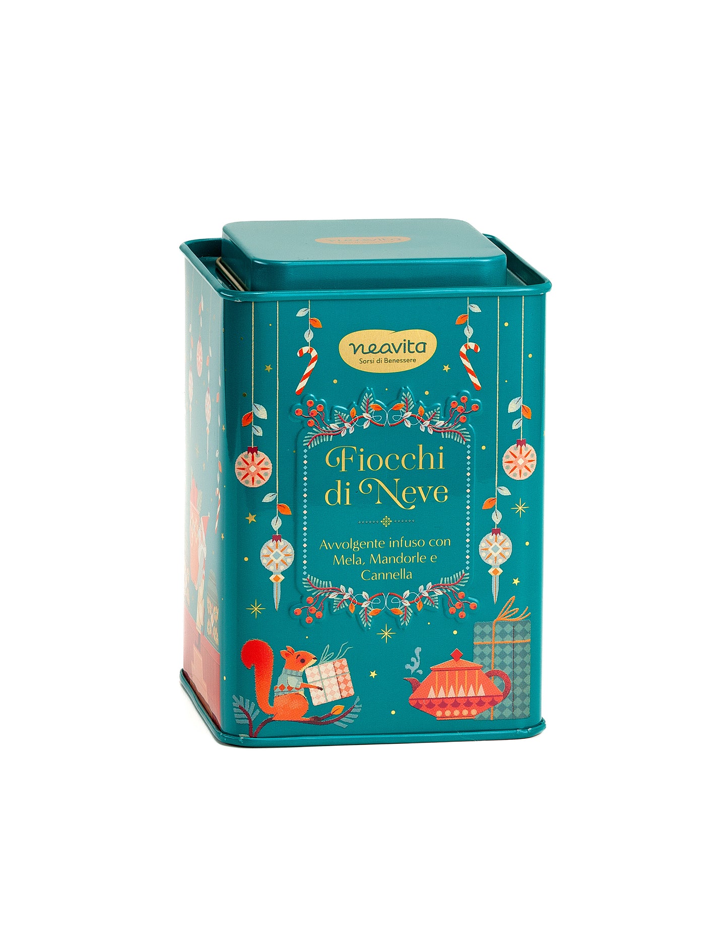 Neavita Infuso in Barattolo Natalizio con 12 Filtroscrigno da 3,5 gr