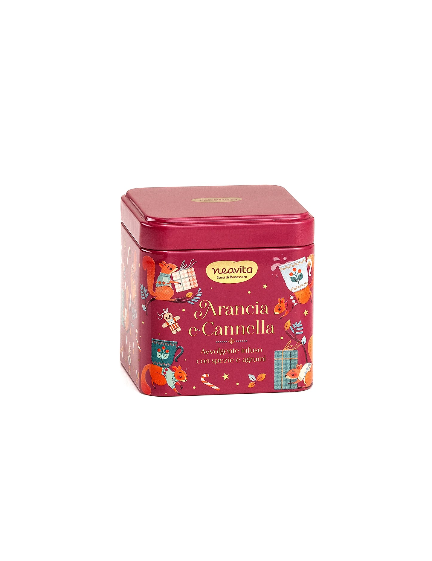 Neavita Infuso in Barattolino Natalizio con 5 Filtroscrigno d 3,5 gr