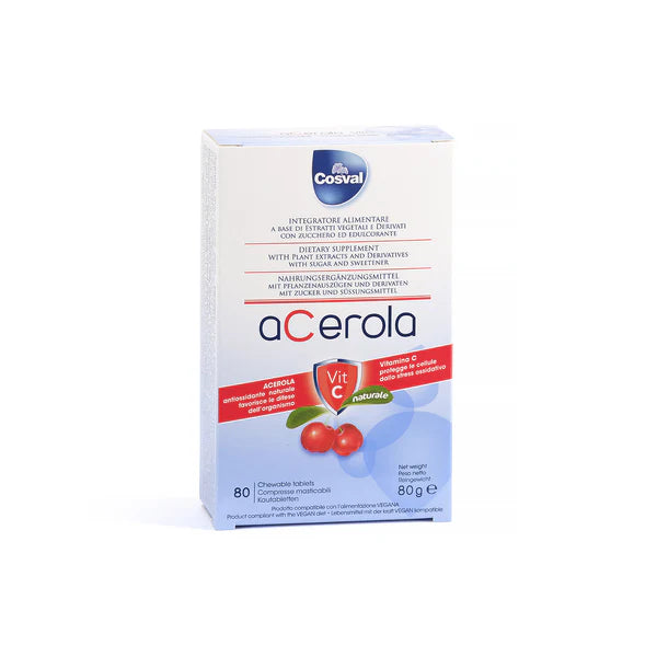 Acerola - Vitamina C - 2 confezioni da 80 Tavolette