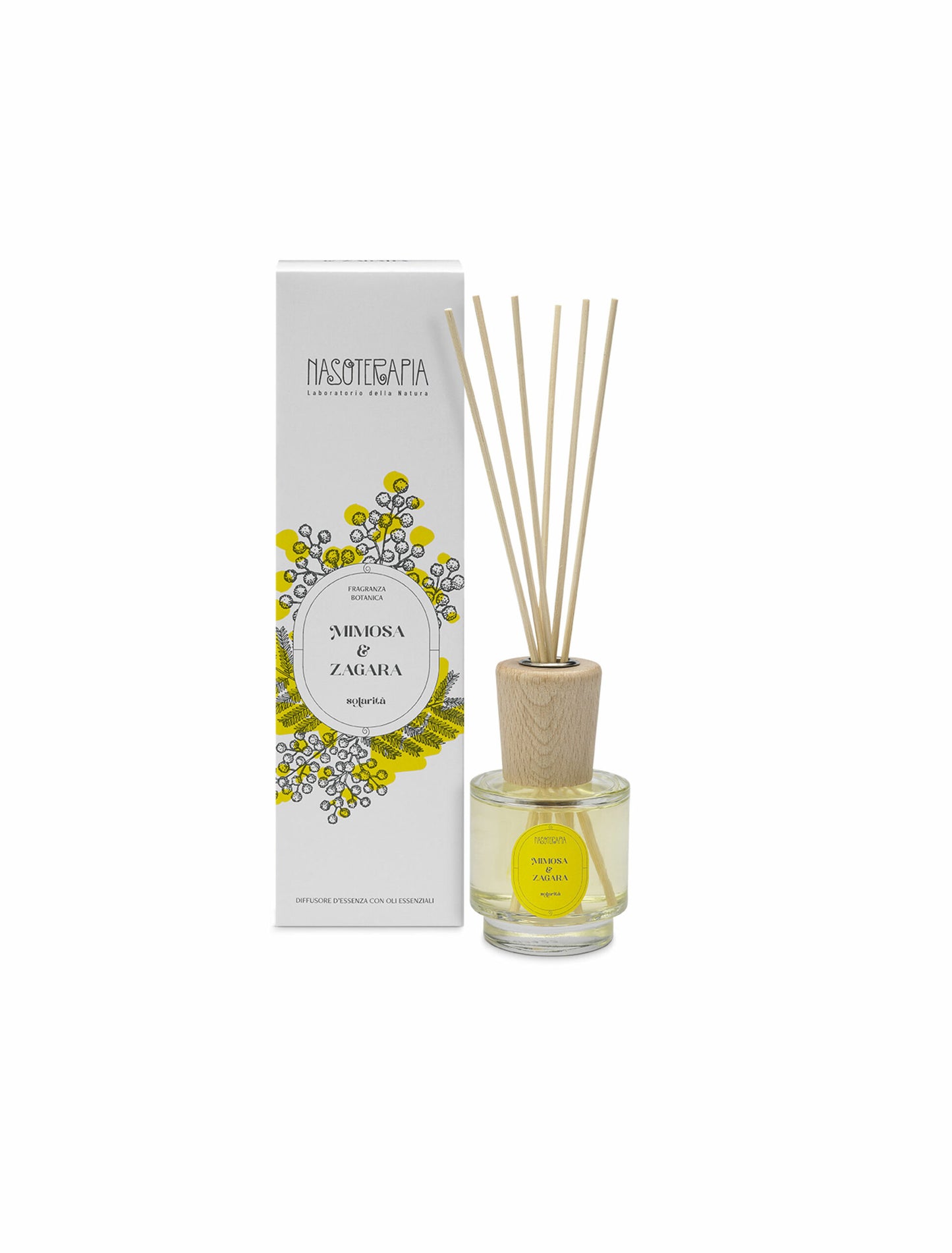 Diffusore con Bastoncini Mimosa e Zagara