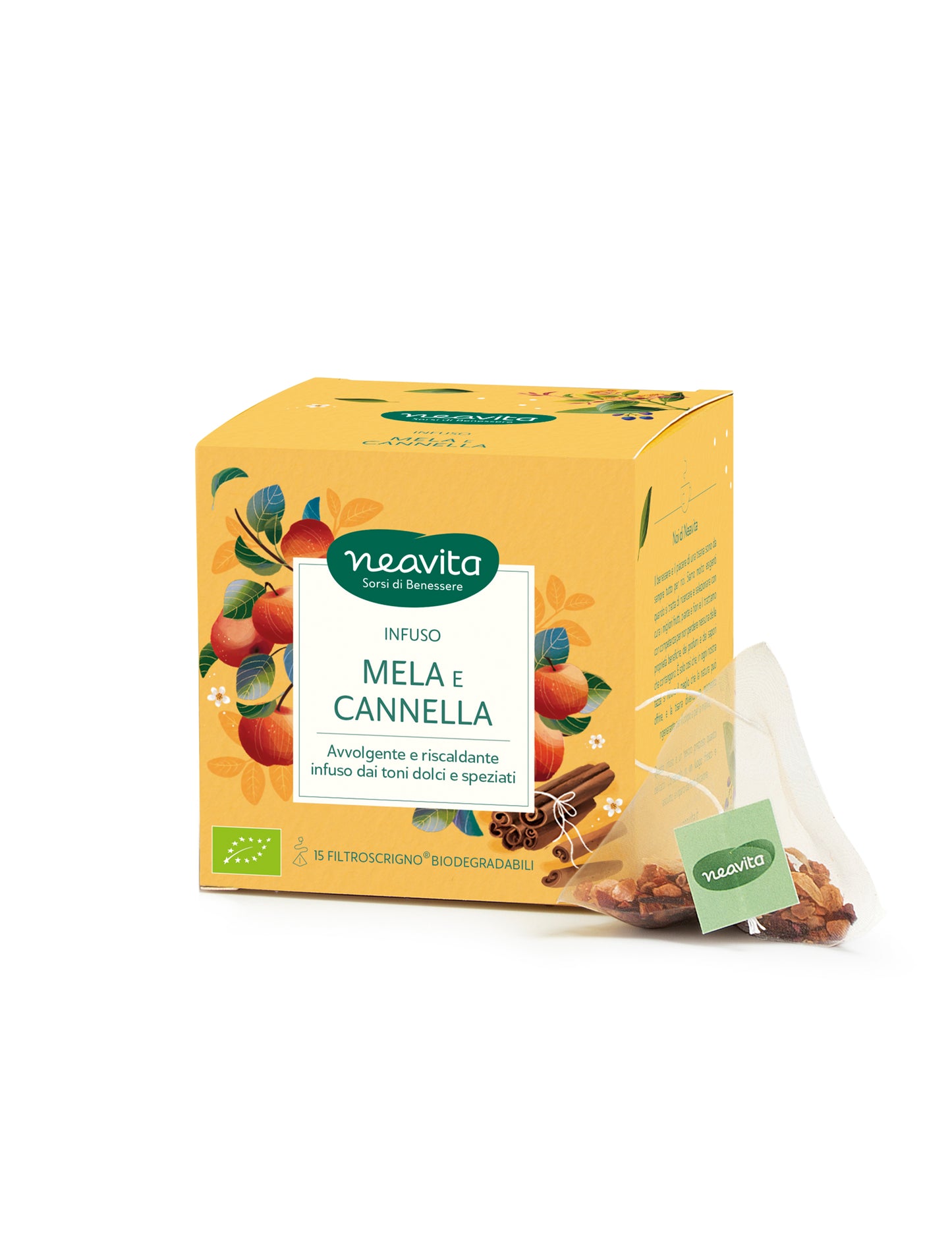 Tisana Mela e Cannella Filtro Scrigno
