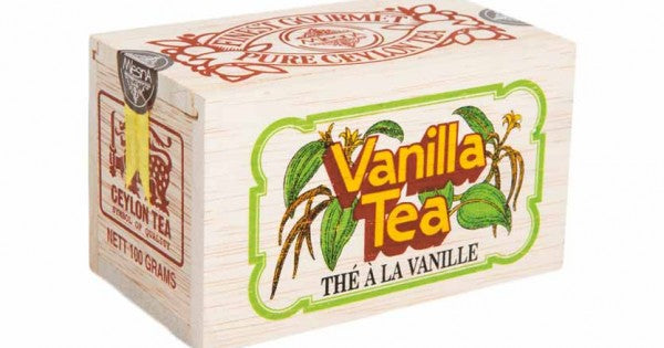 Tè Alla Vaniglia Sfuso Scatola In Legno