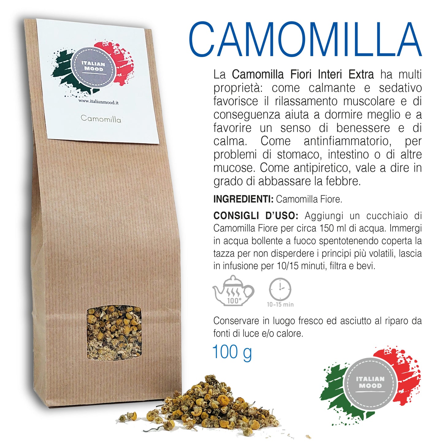 Camomilla Fiori Interi Extra