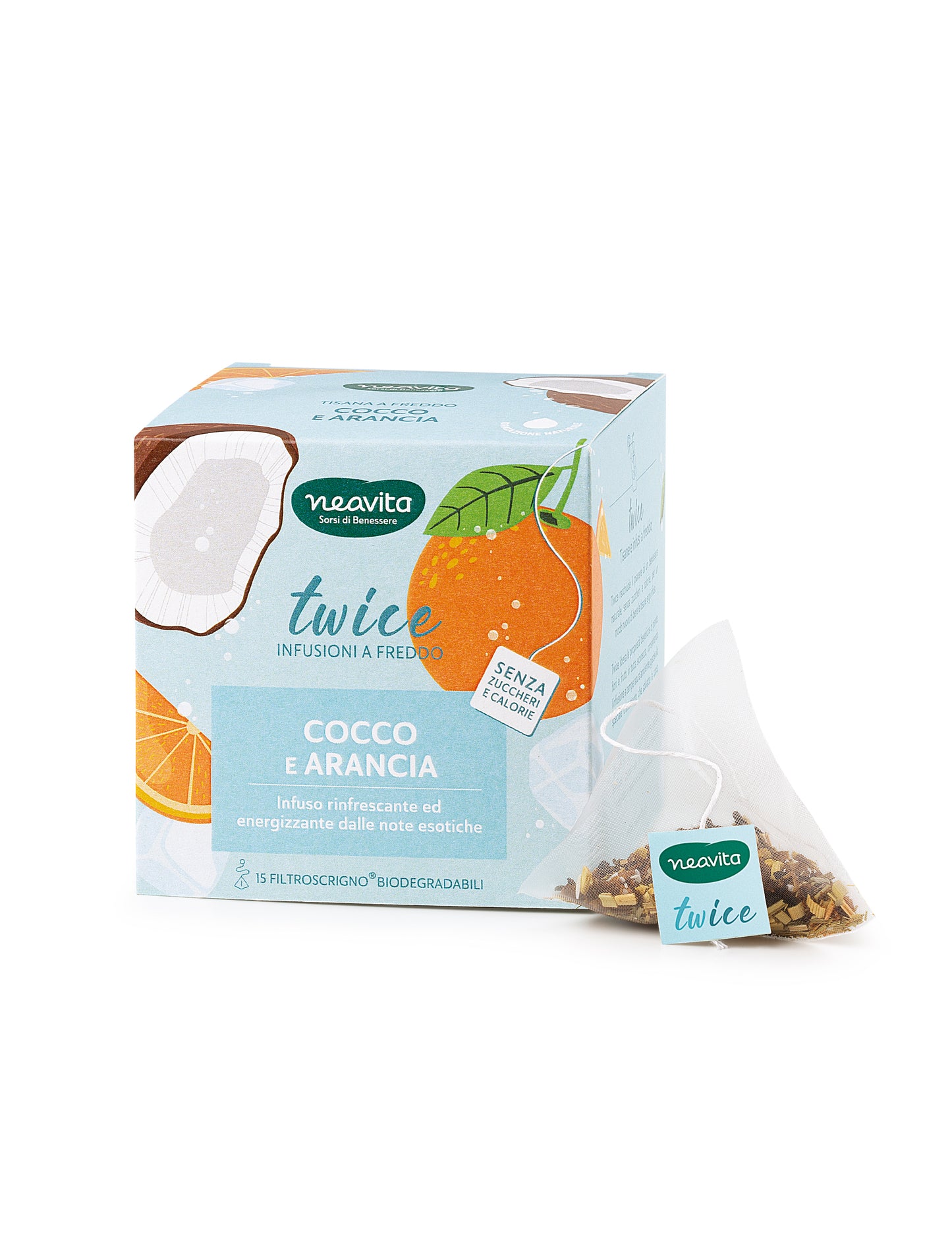Infuso a Freddo Twice Cocco e Arancia 15 Filtroscrigno