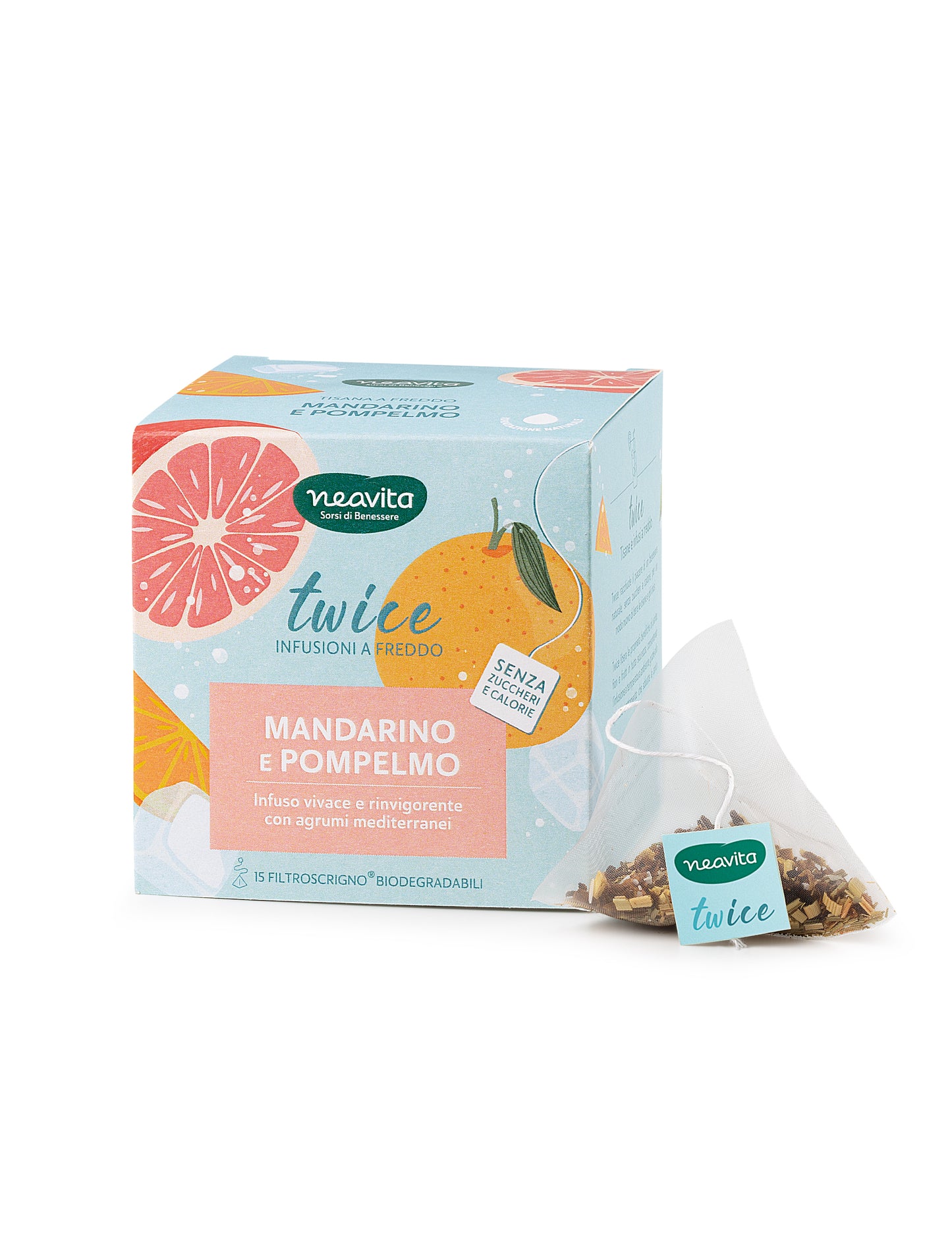 Infuso a Freddo Twice Mandarino e Pompelmo 15 Filtroscrigno