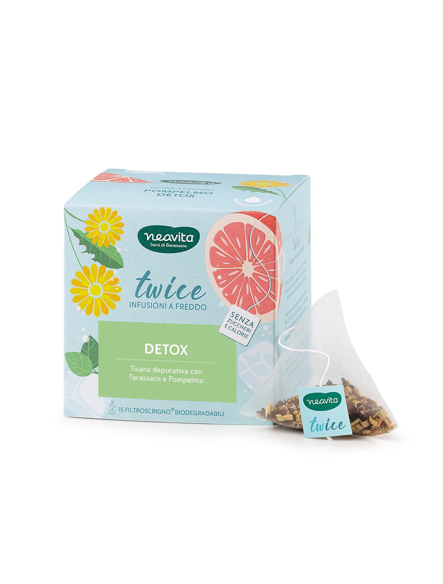 Infuso a Freddo Twice Detox 15 Filtroscrigno