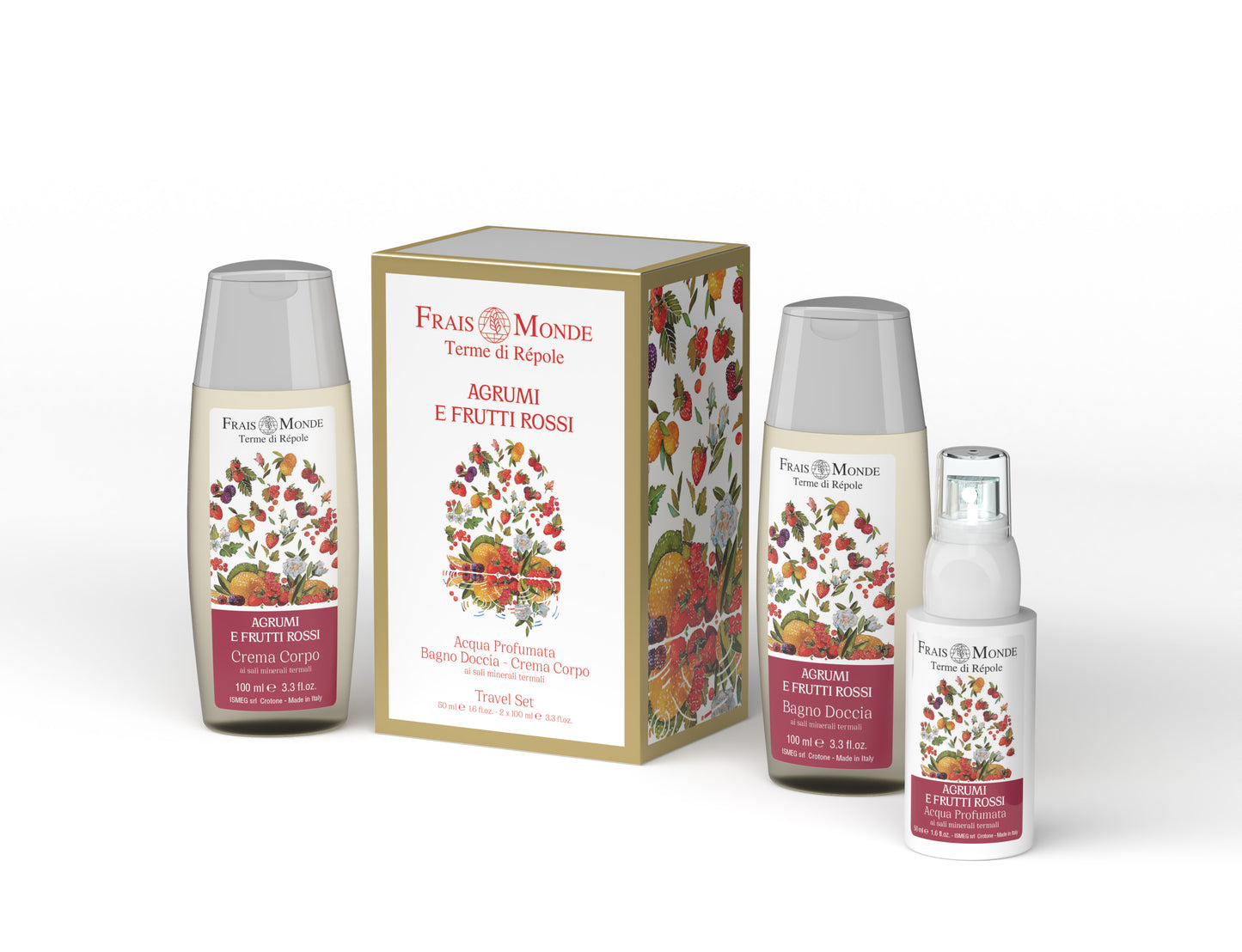 Set da Viaggio Agrumi e Frutti Rossi