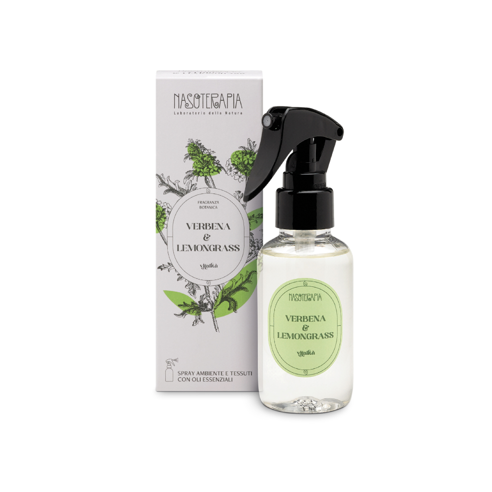 Nasoterapia Verbena e Lemongrass - Spray ambiente e tessuti con oli essenziali