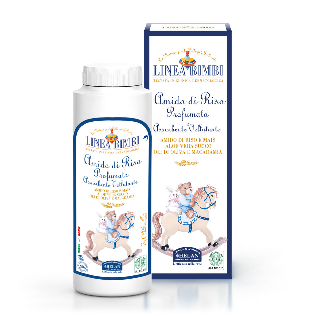 Helan - LINEA BIMBI Amido di Riso Profumato 75 gr