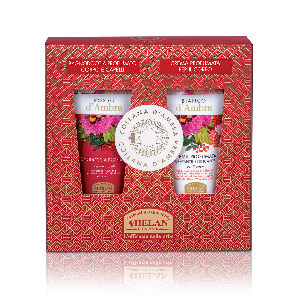 Helan - COLLANA D'AMBRA Cofanetto Regalo Collana d'Ambra