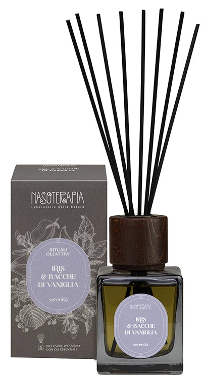 Nasoterapia - Diffusore a Bastoncini Iris e Bacche di Vaniglia 200 ml