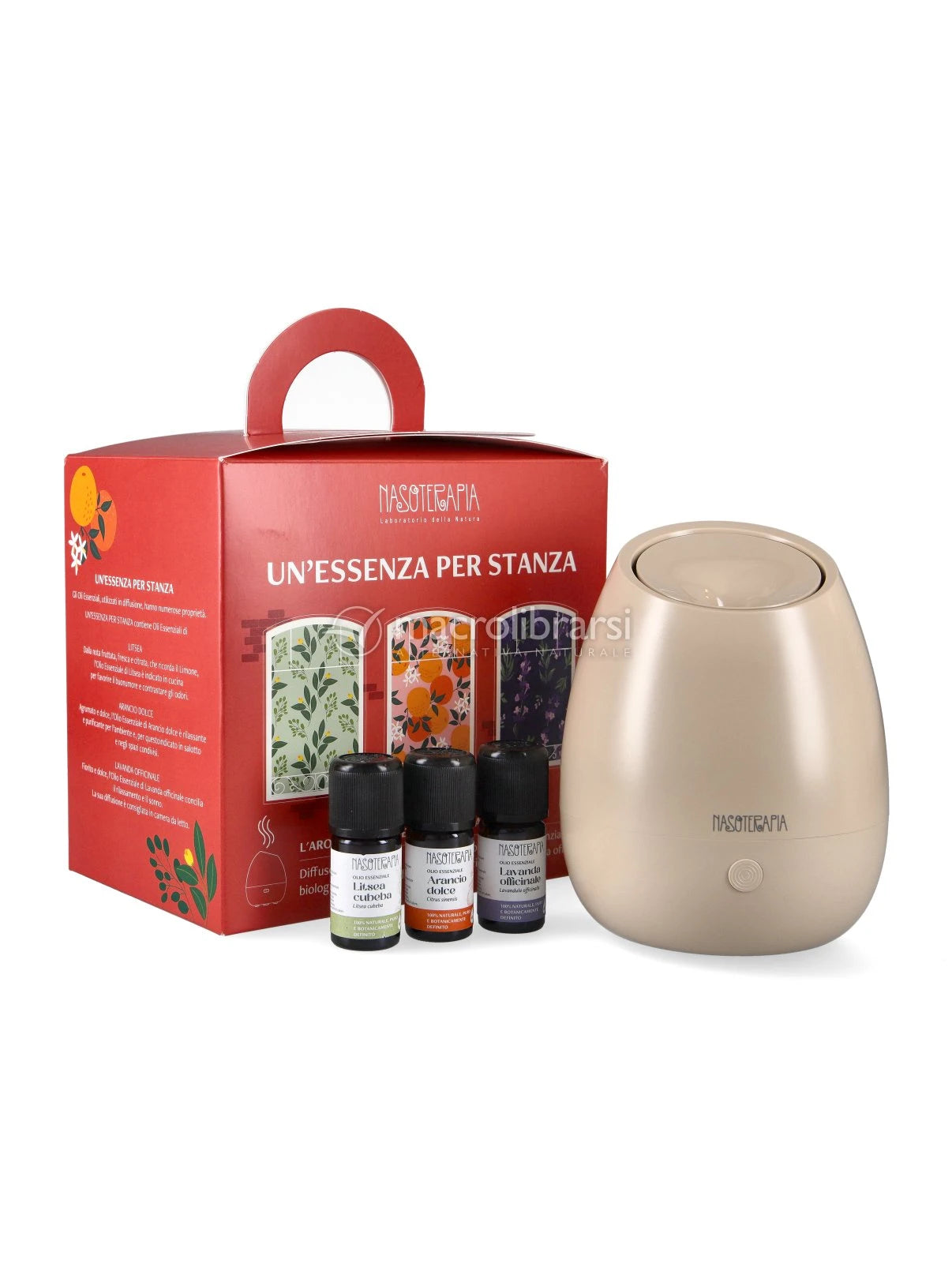 Kit Diffusore a Ultrasuoni con Oli Essenziali – Un’Essenza per Stanza