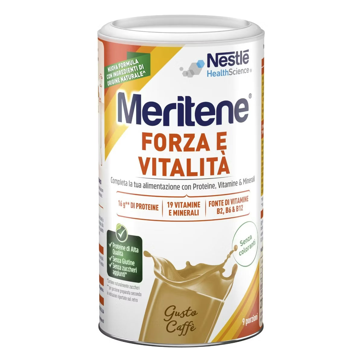 Meritene - Forza e Vitalità polvere gusto caffe Barattolo da 270g