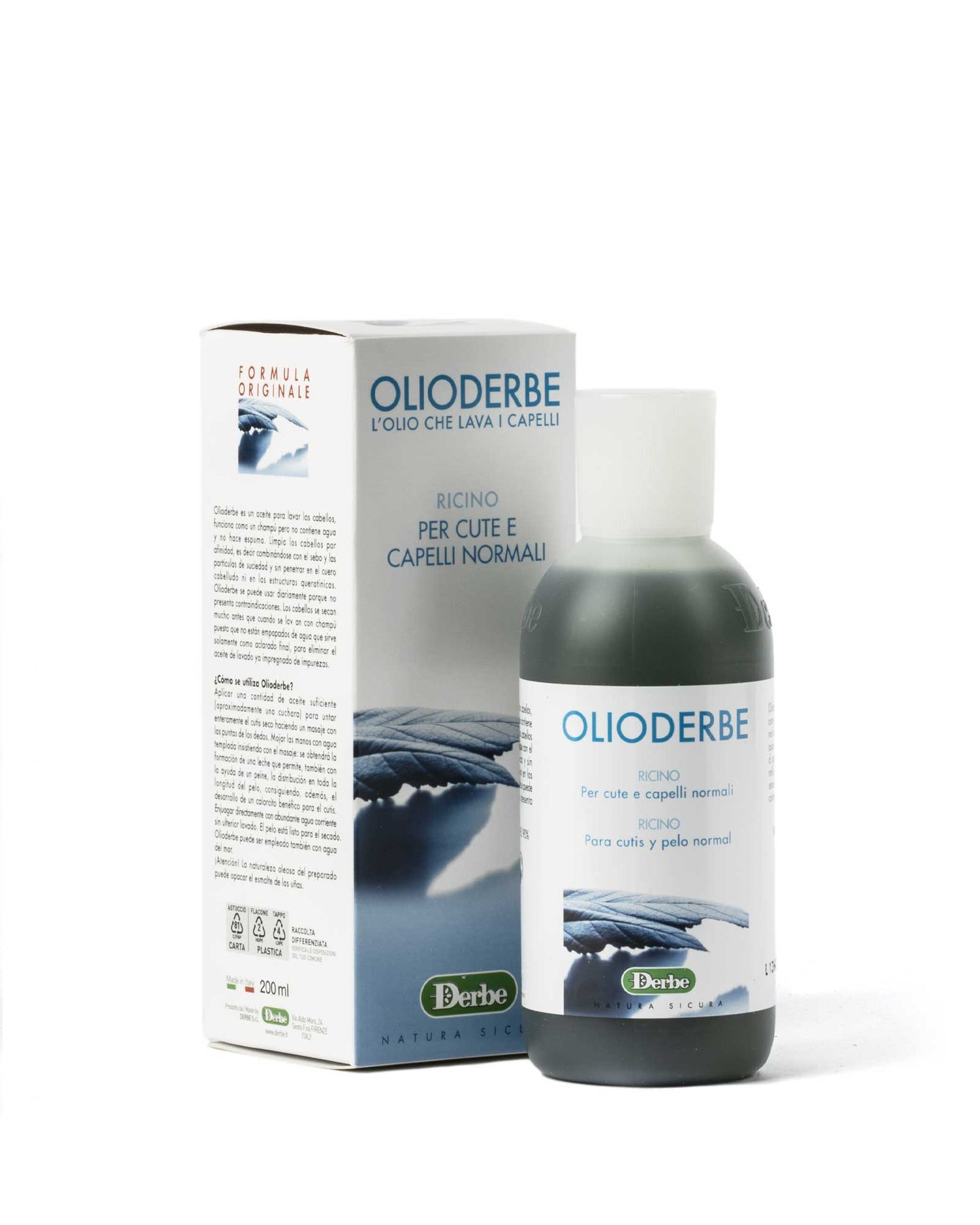 Olioderbe – Per Normali – L’olio che Lava i capelli