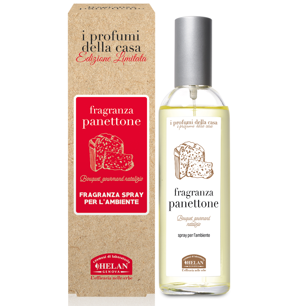 Helan - PANETTONE Fragranza Panettone Spray per l'Ambiente 100 ml