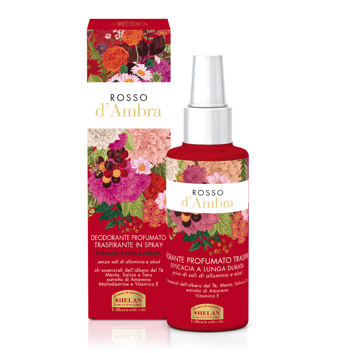 Helan - Rosso d'Ambra Deodorante Profumato Traspirante in spray 100 ml