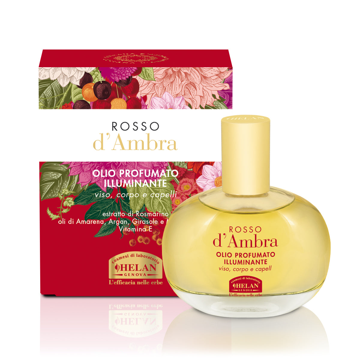 Helan - Rosso d'Ambra Olio Profumato Illuminante Spray 50 ml