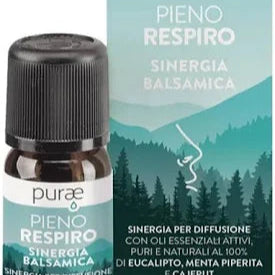 Purae Pieno Respiro - Sinergia Balsamica per Diffusione