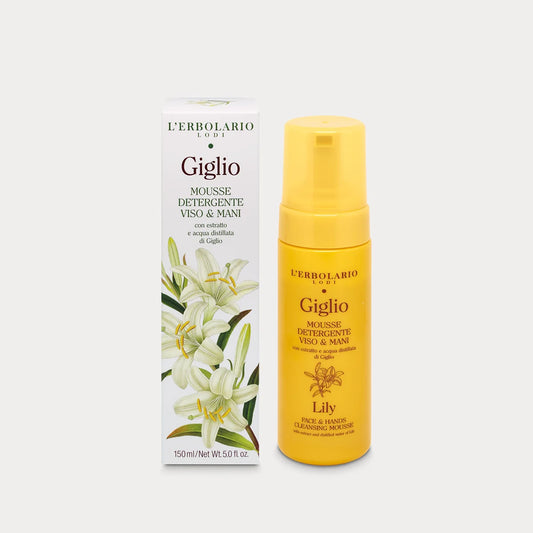l'Erbolario - Mousse Detergente Viso Mani Giglio 150 ml