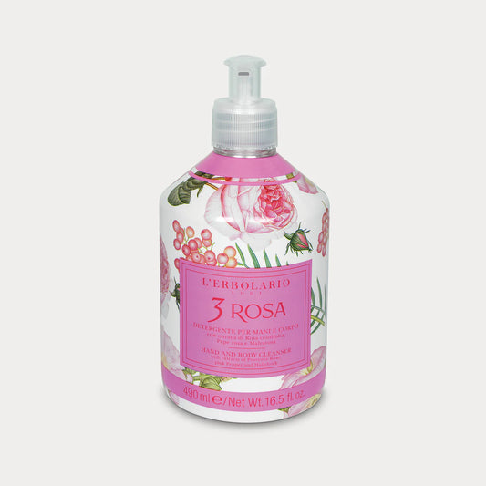 Detergente Mani e Corpo 3 Rosa 490 ml