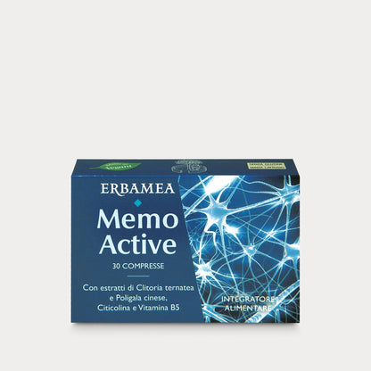 Erbamea - Memo Active 30 Compresse, per supportare memoria e funzioni cognitive
