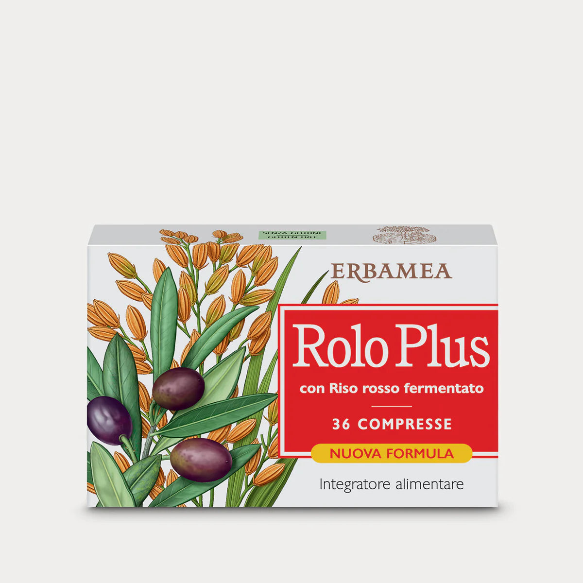 Rolo Plus 36 Compresse, per il metabolismo dei lipidi, con Riso rosso fermentato
