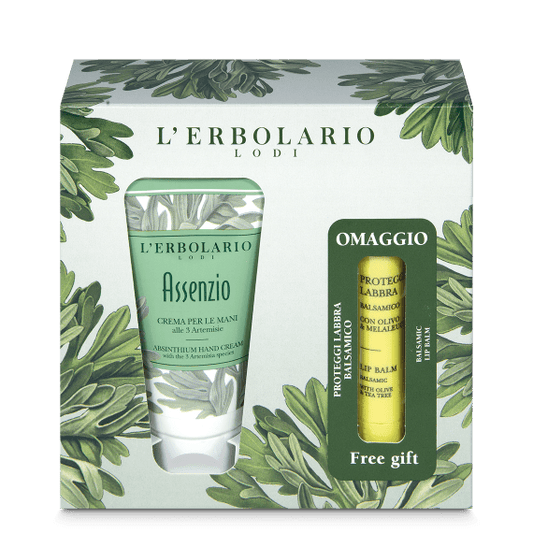 Crema Mani Assenzio e Proteggilabbra in omaggio