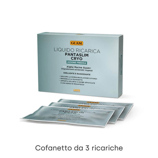 3 buste liquido ricarica PantaSlim Cryo