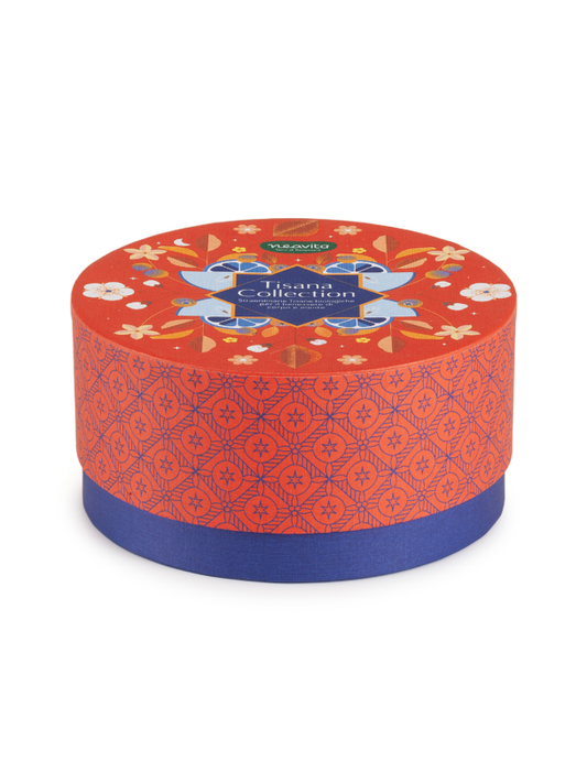 Neavita Tisana Collection - Cofanetto Tondo Rosso Tisane Assortite, 40 Filtri BIO