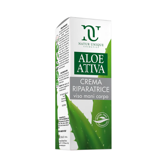 Aloe Attiva Crema Riparatrice Viso Mani Corpo