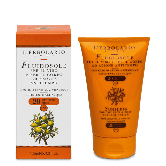 FluidoSole Viso e Corpo Anti-tempo SPF 20