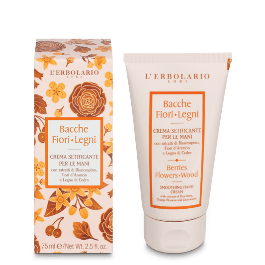 Crema Setificante per le Mani Bacche Fiori Legni