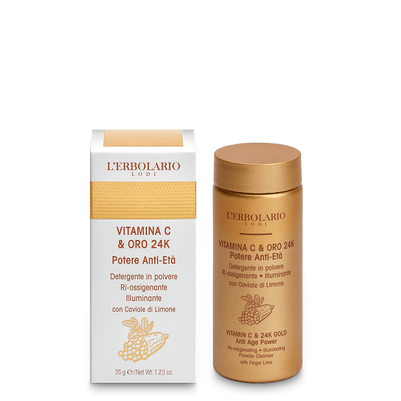 Detergente Viso in Polvere Vitamina C & Oro 24K