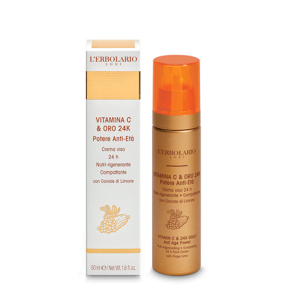 Crema Viso Vitamina C & Oro 24K