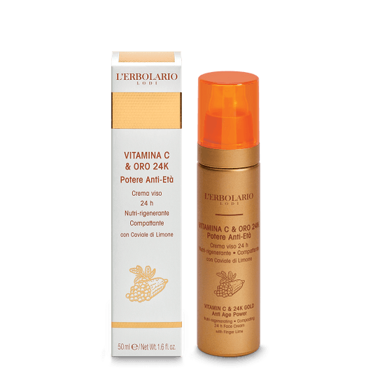 Crema Viso Vitamina C & Oro 24K