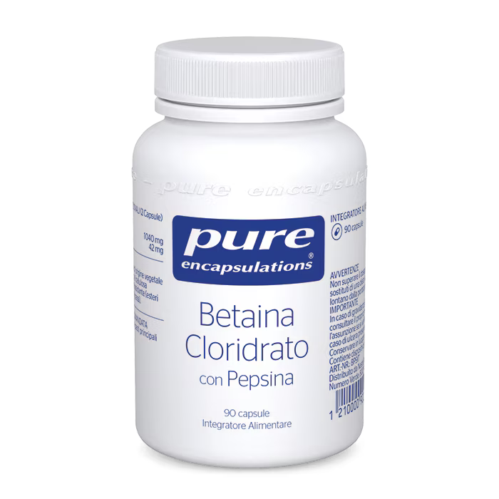 Betaina Cloridrato con PepsinaBetaina Cloridrato con Pepsina