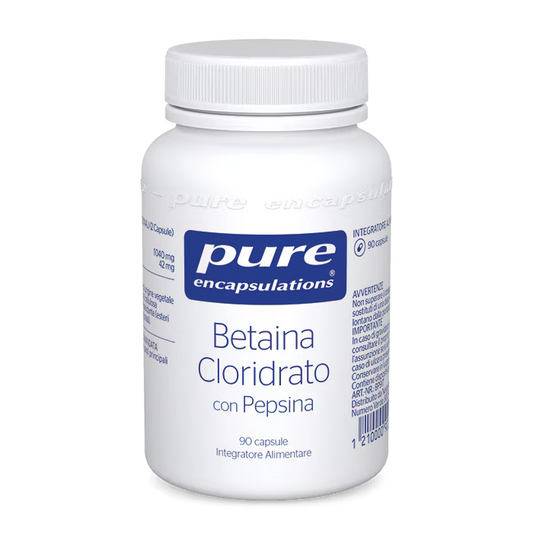 Betaina Cloridrato con PepsinaBetaina Cloridrato con Pepsina