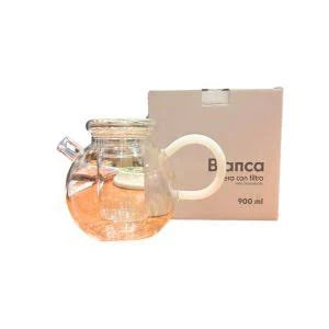 Himalaya-Handy BIANCA Teiera In Vetro Borosilicato - 900ML